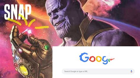 thanos 99817|Play Google Thanos Snap Effect .